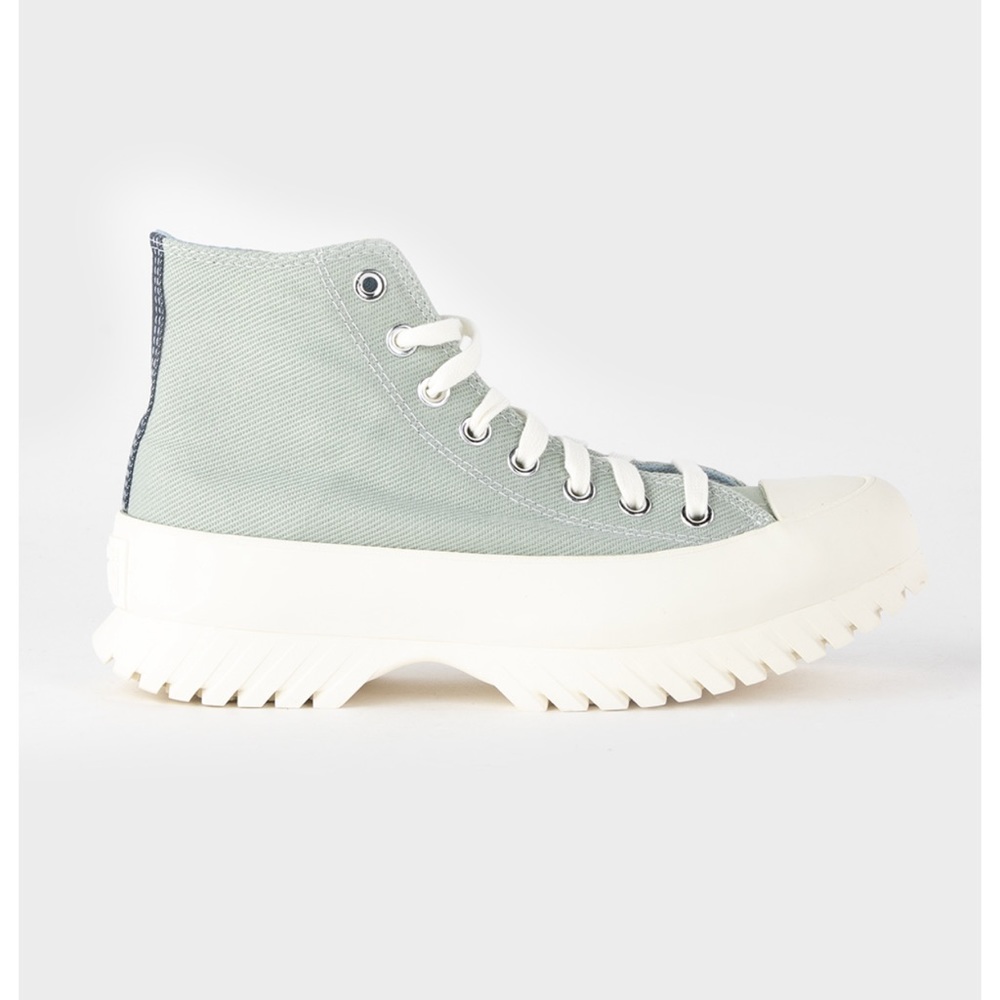 CONVERSE Chuck Taylor All Star Lugged 2.0 Platform Denim Womens High Top Shoes